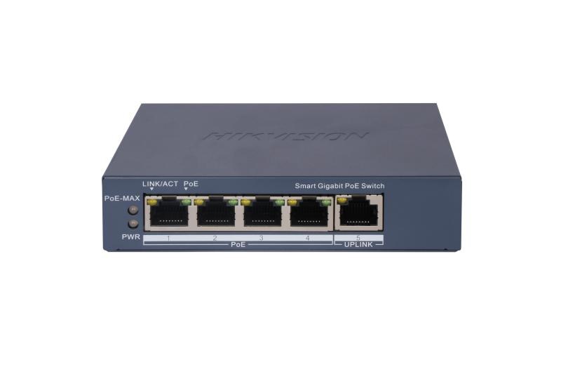 Switch POE DS-3E1505P-EI 4-portowy Hikvision