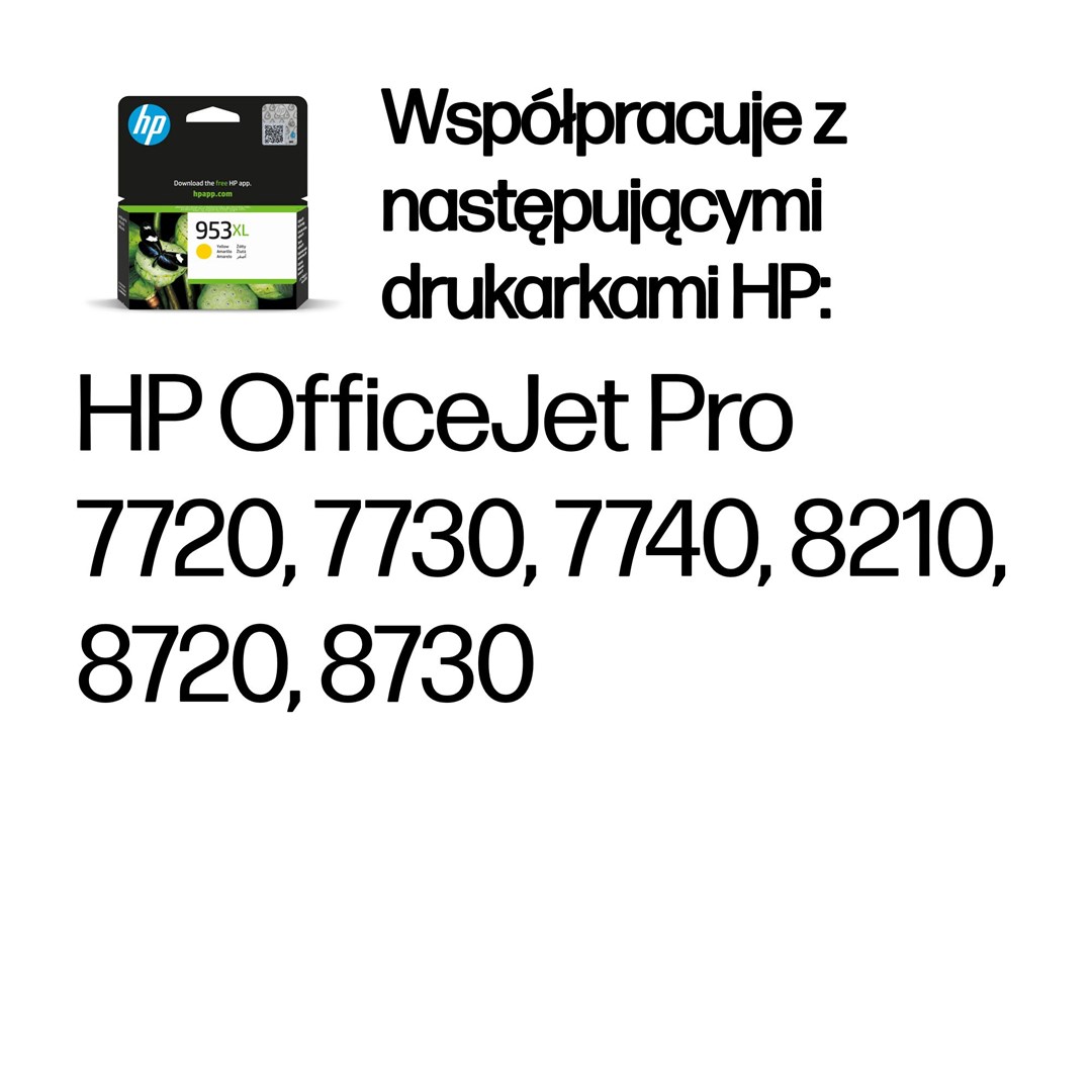 Tusz HP Nr.953XL yellow F6U18AE
