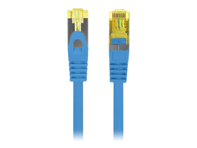 LANBERG Patchcord Cat.6A S/FTP LSZH CU 1.5m blue