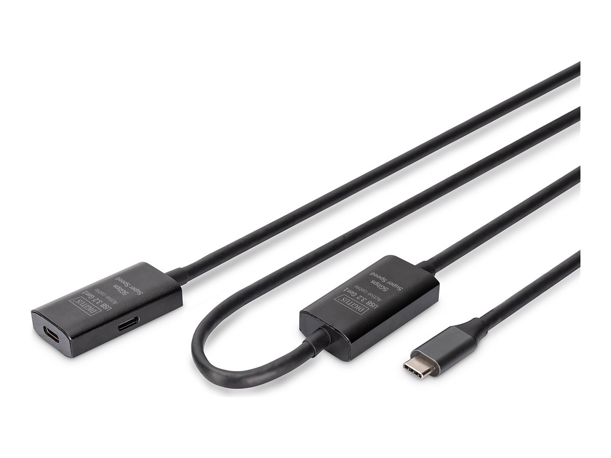 Digitus Aktywny przedłużacz USB 3.2 Gen1 5G, USB-C - USB-C, 10 m