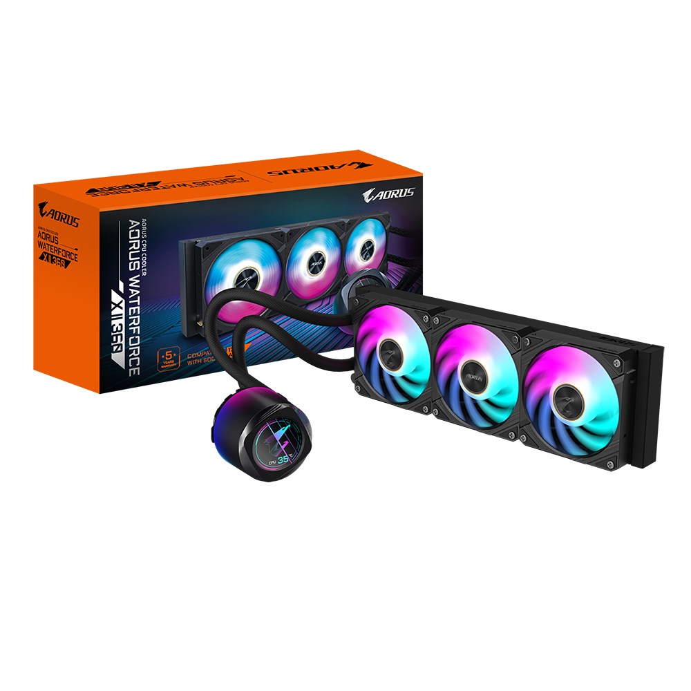 Chłodzenie wodne Gigabyte AORUS WATERFORCE X II 360