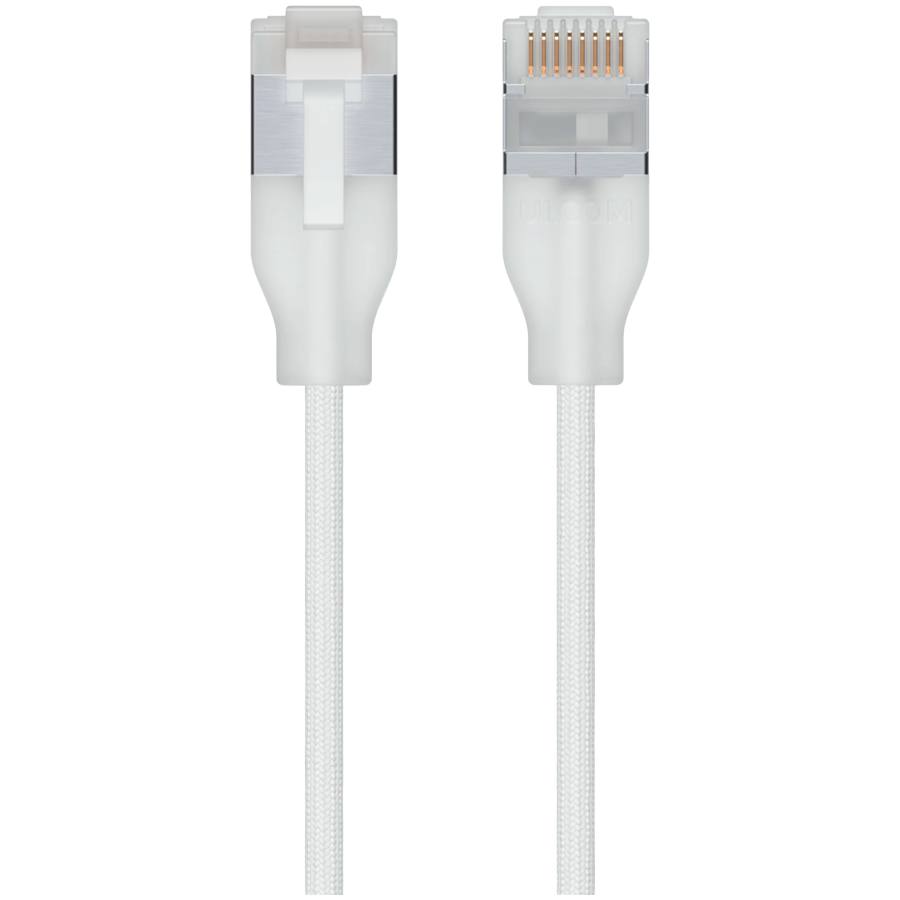 Ubiquiti UniFi Premium Patch Cable 5m CAT6A White 5m UniFi Etherlighting Patch Cable (max. 10 GbE)