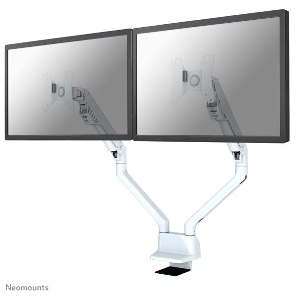 Uchwyt biurkowy do ekranów Neomounts FPMA-D750DWHITE2 8 kg bialy max VESA 100x100