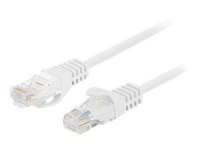 LANBERG Patchcord Cat.5e UTP 1m white 10-pack