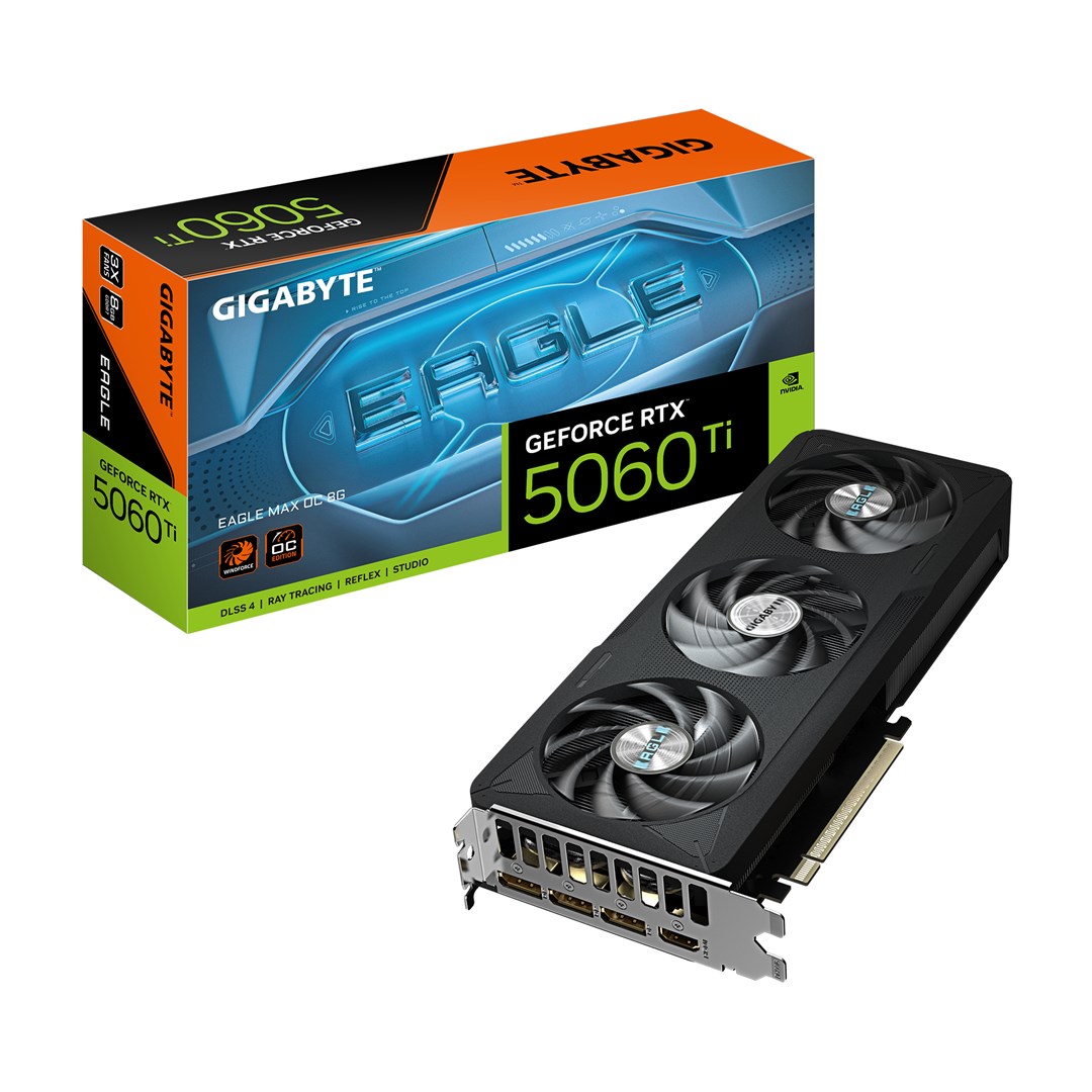 Karta graficzna Gigabyte RTX 5060 Ti EAGLE MAX OC 8GB
