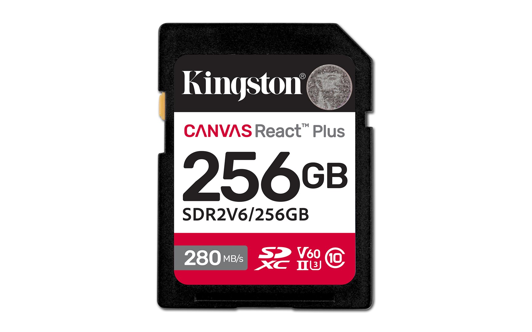 KINGSTON SDXC Canvas 256GB React Plus UHS-II 280R/150W U3 V60 for Full HD/4K