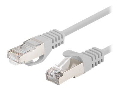 Patchcord kat.6 FTP 0.25M 10-pack fluke passed szary