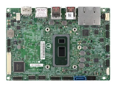SUPERMICRO SuperServer Fanless E101-02 + Whiskey Lake X11SWN-E-WOHS RoHS Intel Core i5-8365UE