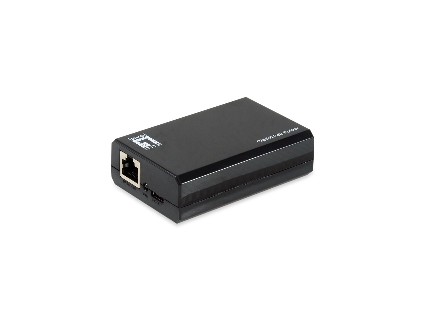 LevelOne PoE Gigabit Splitter RJ45/USB-C 1Gbps 50W