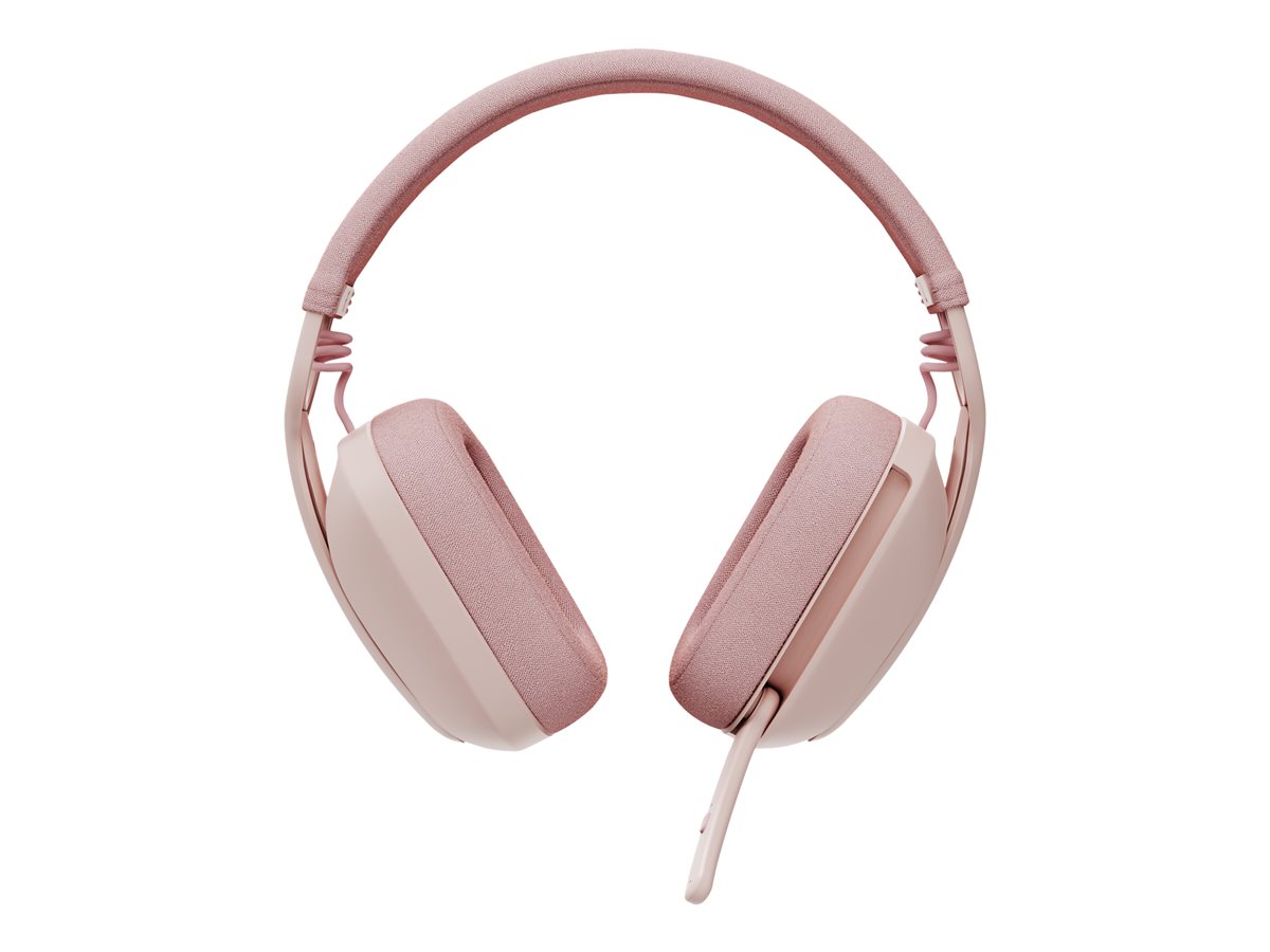 LOGITECH Zone Vibe 100 Headset full size Bluetooth wireless rose
