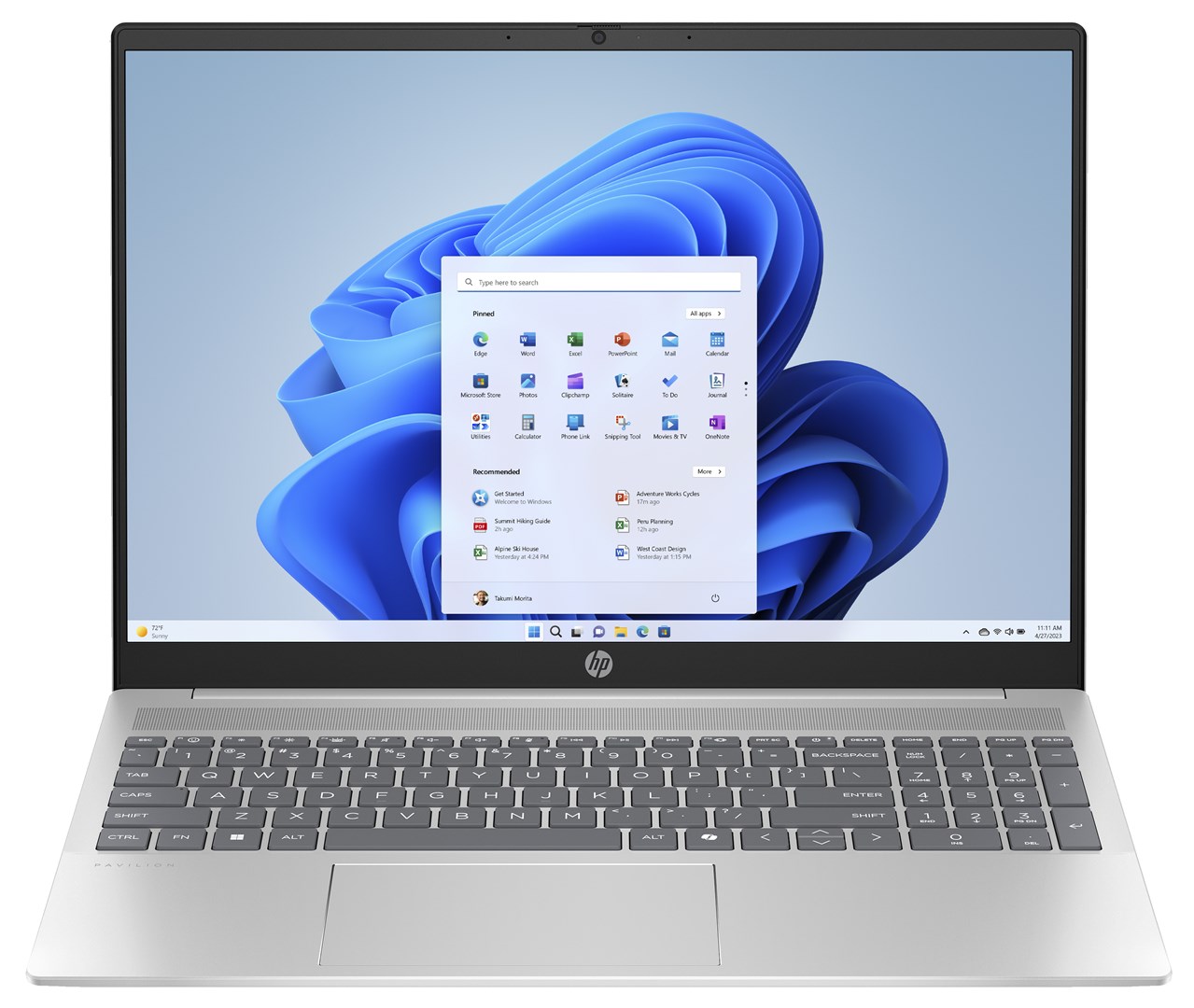 HP Pavilion 16-af0006nw Ultra 5 125U 16,0"WUXGA AG IPS 300nits 16GB DDR5 SSD512 Integrated Graphics Cam1080p Win11 2Y Natural Silver
