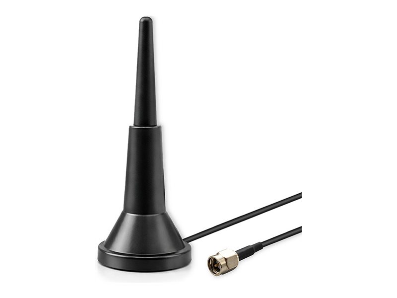 Antena 4G LTE z podstawą magnetyczną | 5dBi | wewnętrzna | dookólna | 600-2700 MHz | SMA | 3m