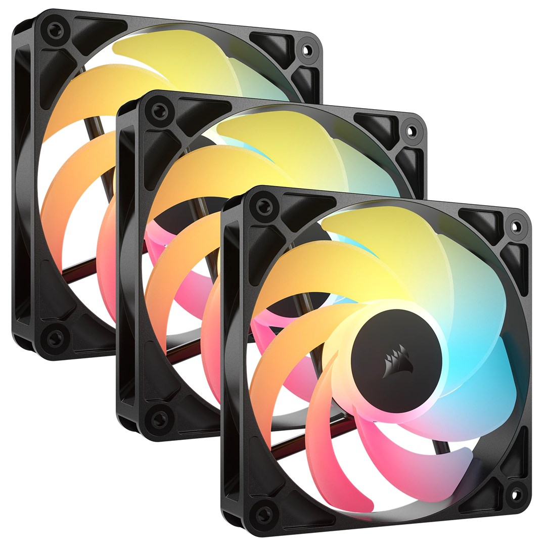 Corsair RS120-R ARGB Obudowa komputera Wentylator 12 cm Czarny 3 szt.
