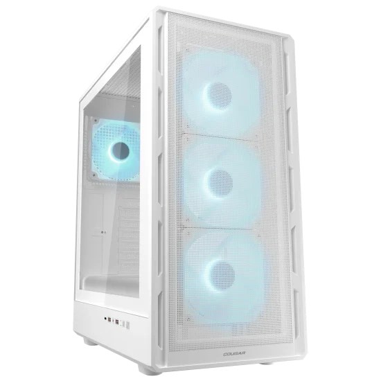 Obudowa Midi-Tower COUGAR Airface Pure PRO, ARGB, Biały
