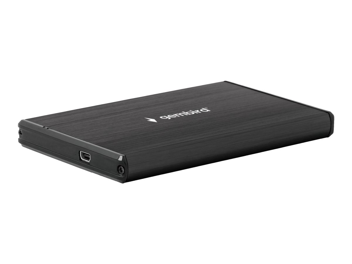 GEMBIRD EE2-U3S-3 Gembird obudowa USB 3.0 na dysk HDD/SSD 2.5 SATA, szczotkowane aluminium,czarn
