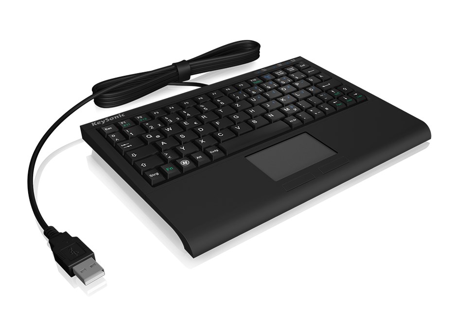 KeySonic ACK-3410 (US) klawiatura Biuro USB US English Czarny