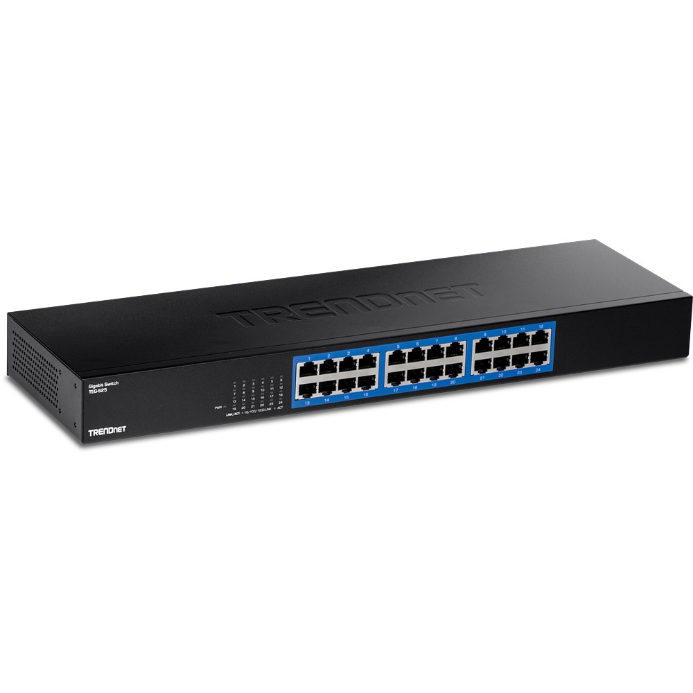 TRENDnet TEG S25 - Switch - 24 x 10/100/1000 - Możliwość montażu w szafie