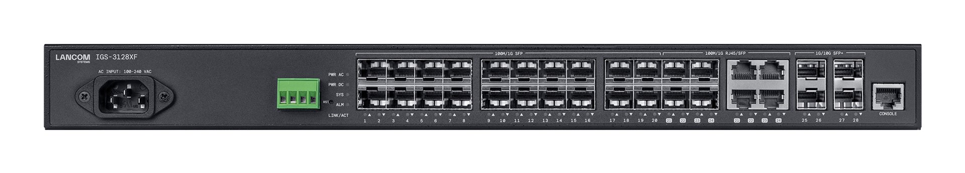 LANCOM IGS-3128XF Zarządzany L2/L3 1U Czarny