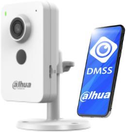 Kamera IP Dahua C4K-P-0280B Cube K1 Wi-Fi 2.8mm 3.7Mpx