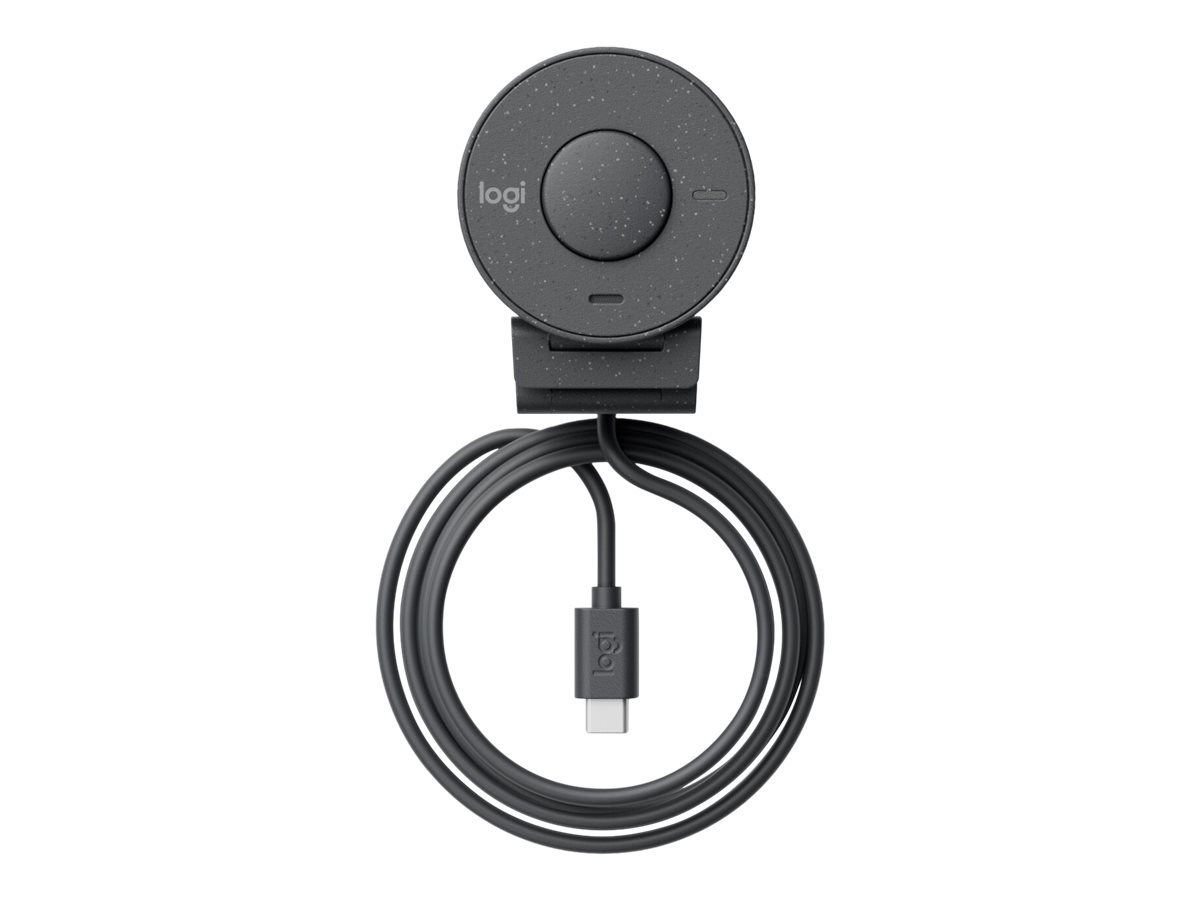 Logitech Webcam BRIO 305, Full-HD 1080p, USB-C, graphite Integrierte Abdeckblende, inkl. Montageclip