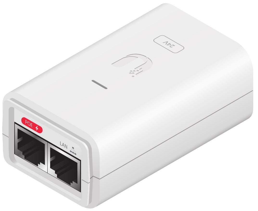 Injector PoE Ubiquiti POE-24-7W-G-WH Passive 24V 7W (POE-24-7W-G-WH-EU)