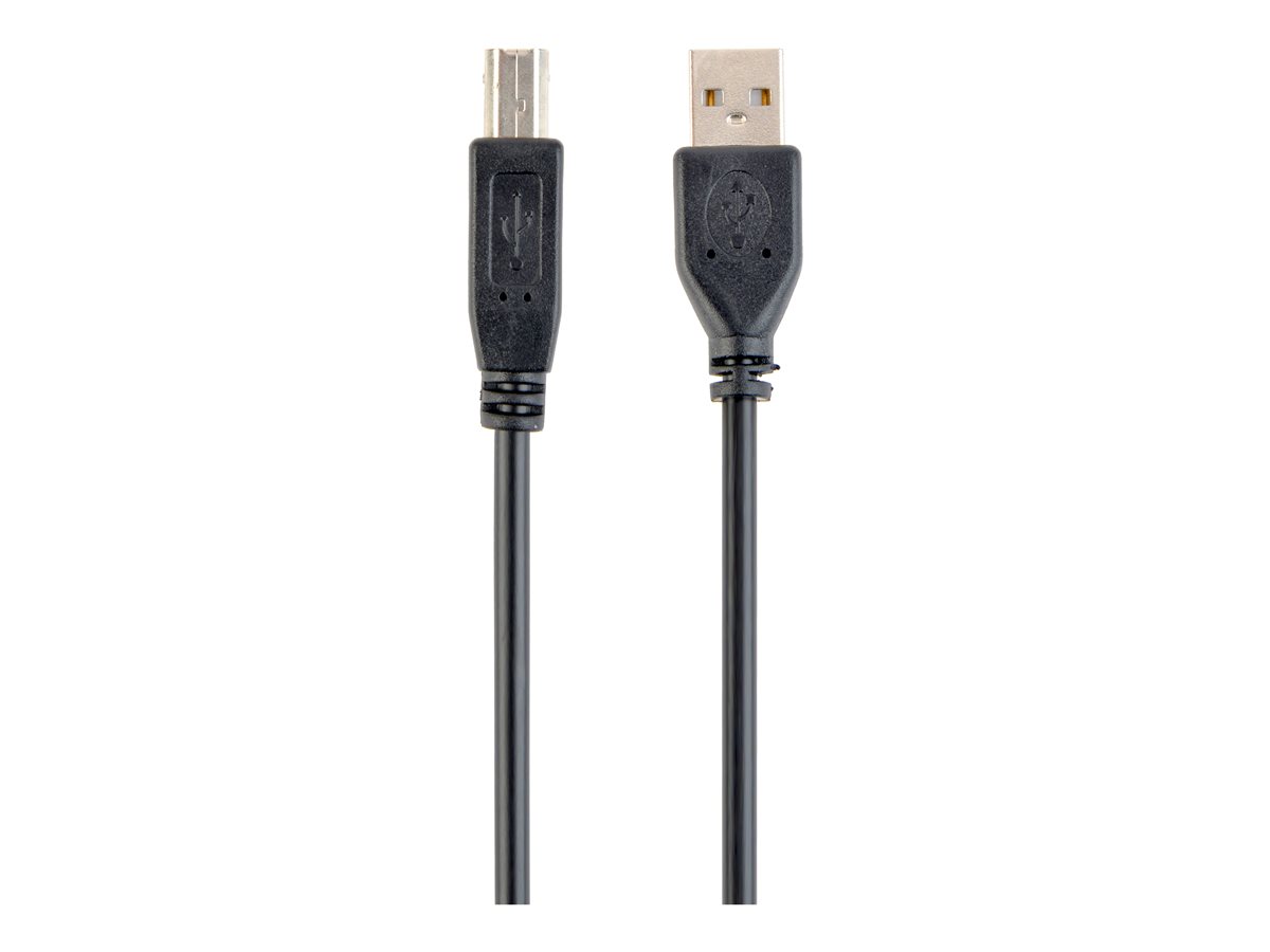 Kabel USB 2.0 AM-BM 1m/czarny