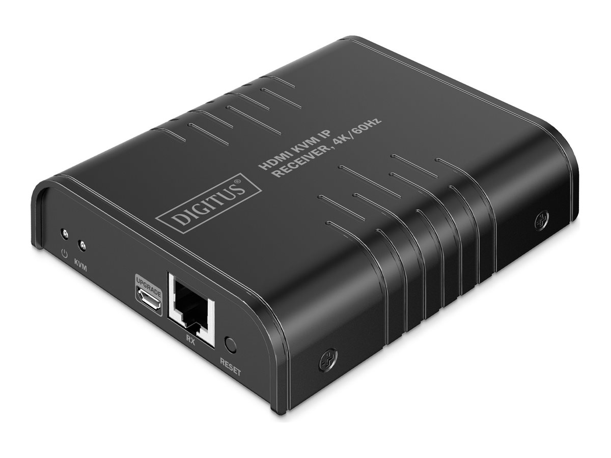 Przedłużacz (extender) po skrętce kat.6 HDMI 4K/60Hz z KVM USB 2.0 przez IP 1G lub do 120m/200m - dodatkowy odbiornik do DS-55355
