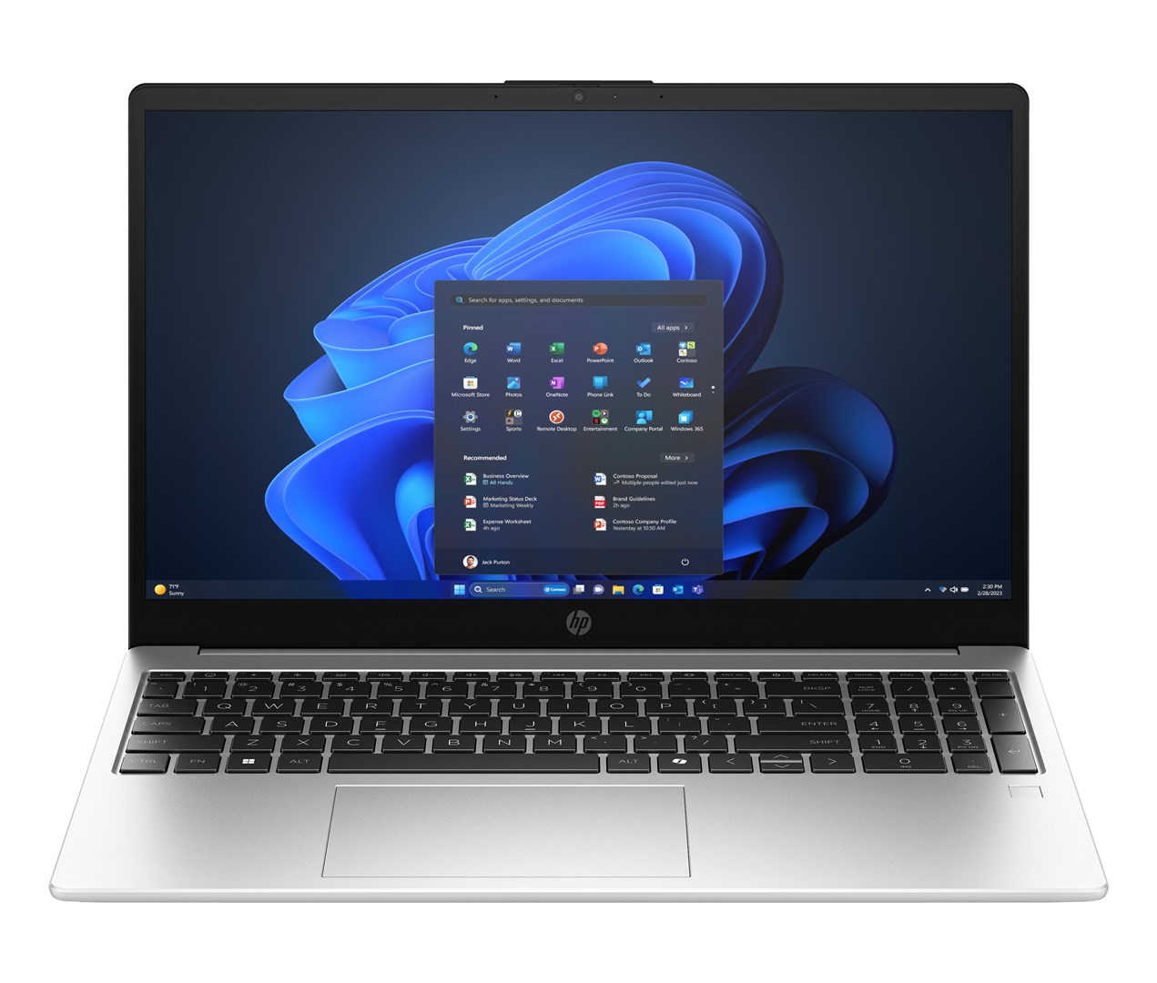 HP 255R G10 Ryzen 5 7535U 15.6"FHD IPS 300nits AG 8GB DDR5 4800 SSD512 Radeon 660M Cam1080p 41Wh Win11 Turbo Silver 1Y