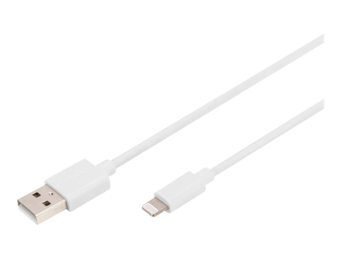 Kabel do transmisji danych/ładowania USB A/Lightning MFI 2m biały