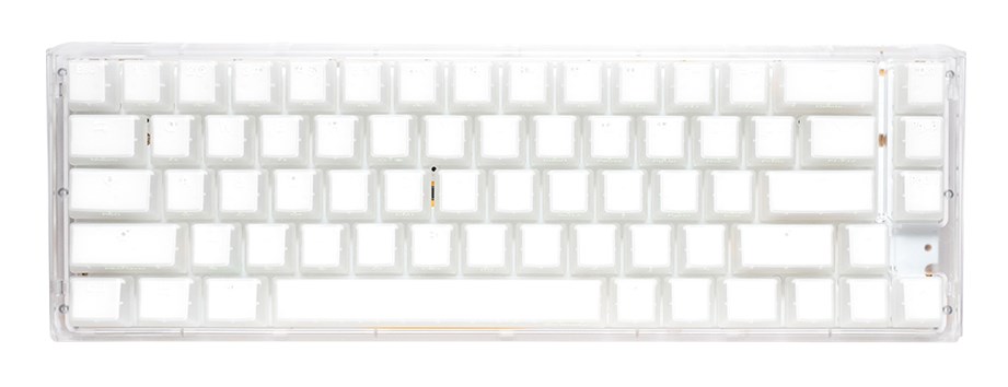 Klawiatura gamingowa Ducky One 3 Aura White SF USB QWERTY Amerykański międzynarodowy Biały