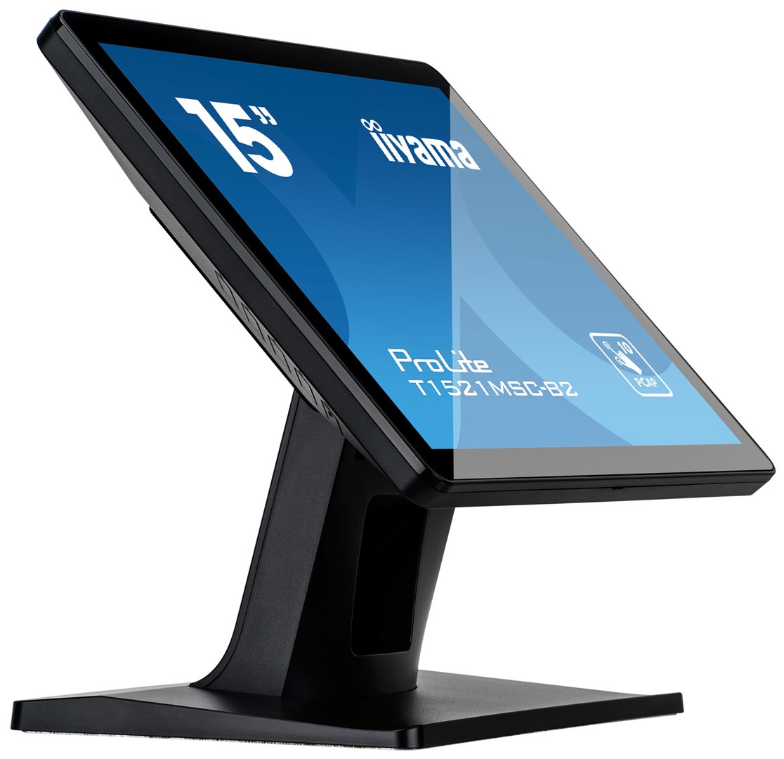 Monitor dotykowy T1521MSC-B2 15 cali PCAP bezel free front