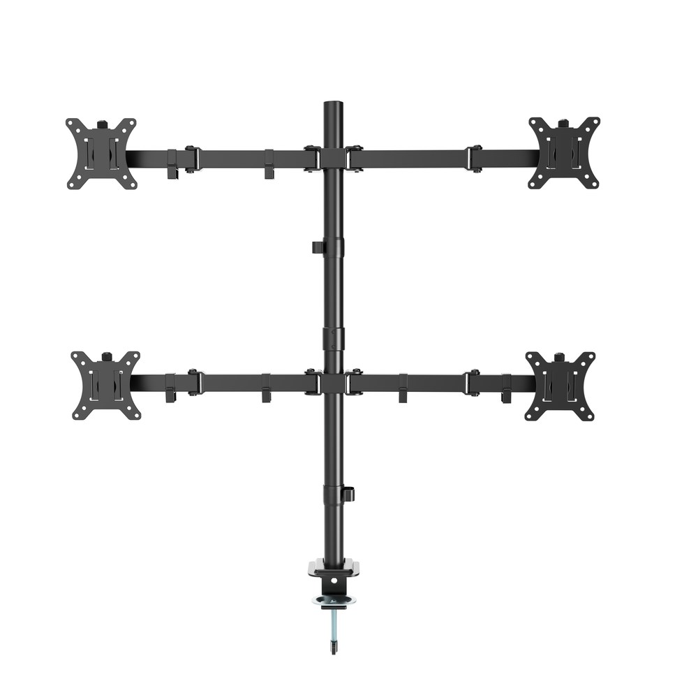 GEMBIRD BIURKOWE RAMIĘ/UCHWYT DLA CZTERECH MONITORÓW (REGULOWANE), 13”- 32”