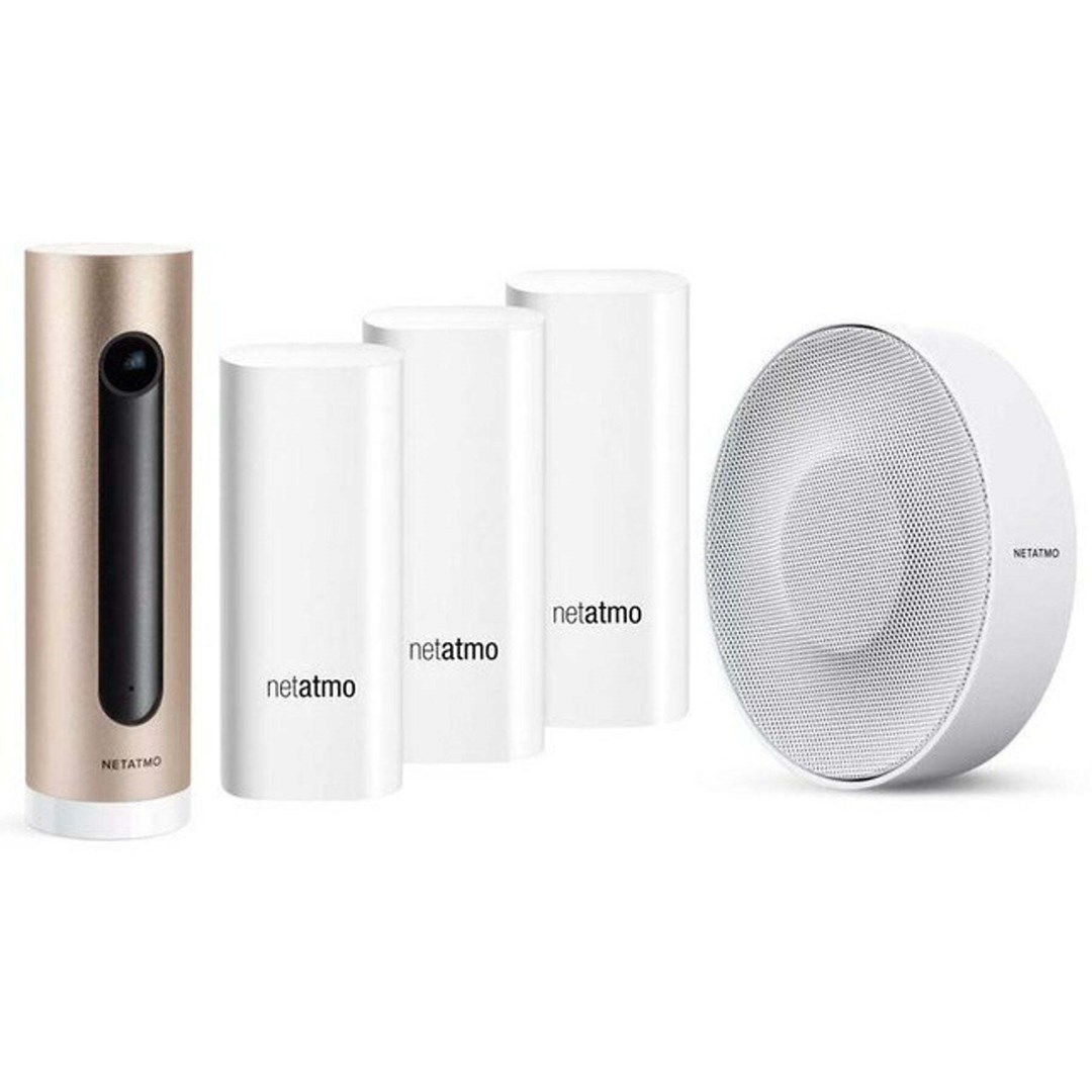 Zestaw monitoringu NETATMO NBU-ICCS kamera + czujniki + syrena