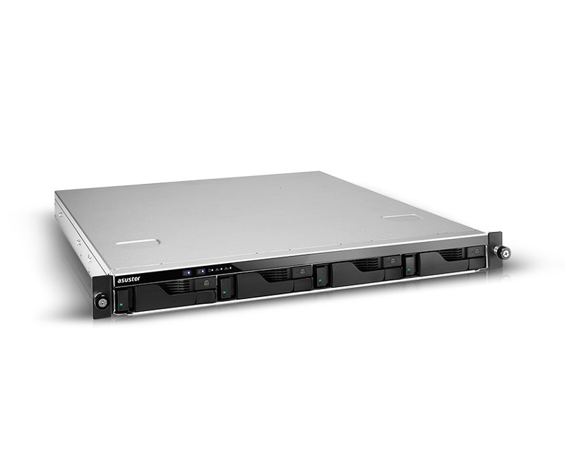 Asustor Lockerstor 4RD NAS Rack (1U) Intel Atom® C3538 8 GB DDR4 Szary