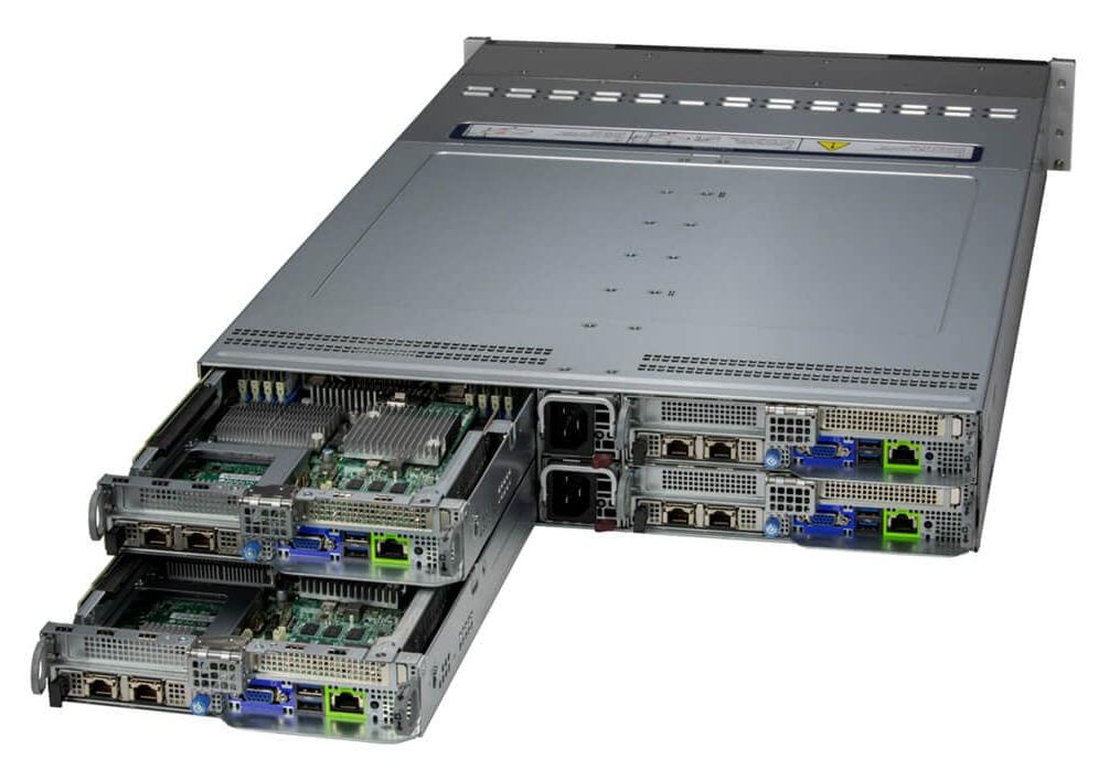 Serwer Supermicro SYS-221BT-HNC9R 2U Twin NVMe