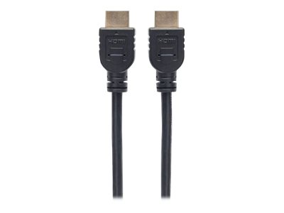 MANHATTAN 353953 Manhattan Kabel monitorowy HDMI/HDMI V2.0 M/M Ethernet CL3 5m czarny