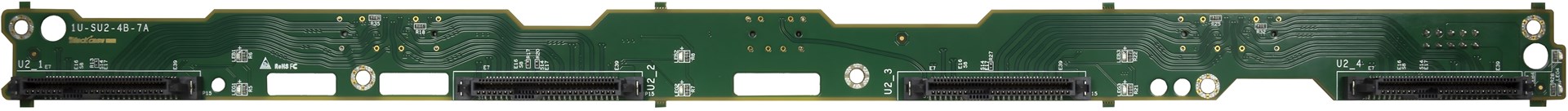 Inter-Tech 88887405 panel drive bay Płyta tylna Zielony