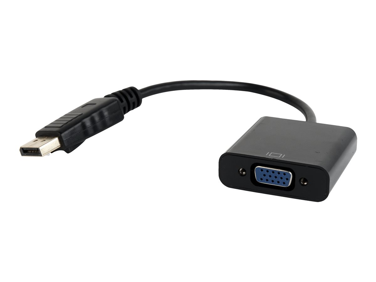 Adapter DisplayPort do VGA czarny
