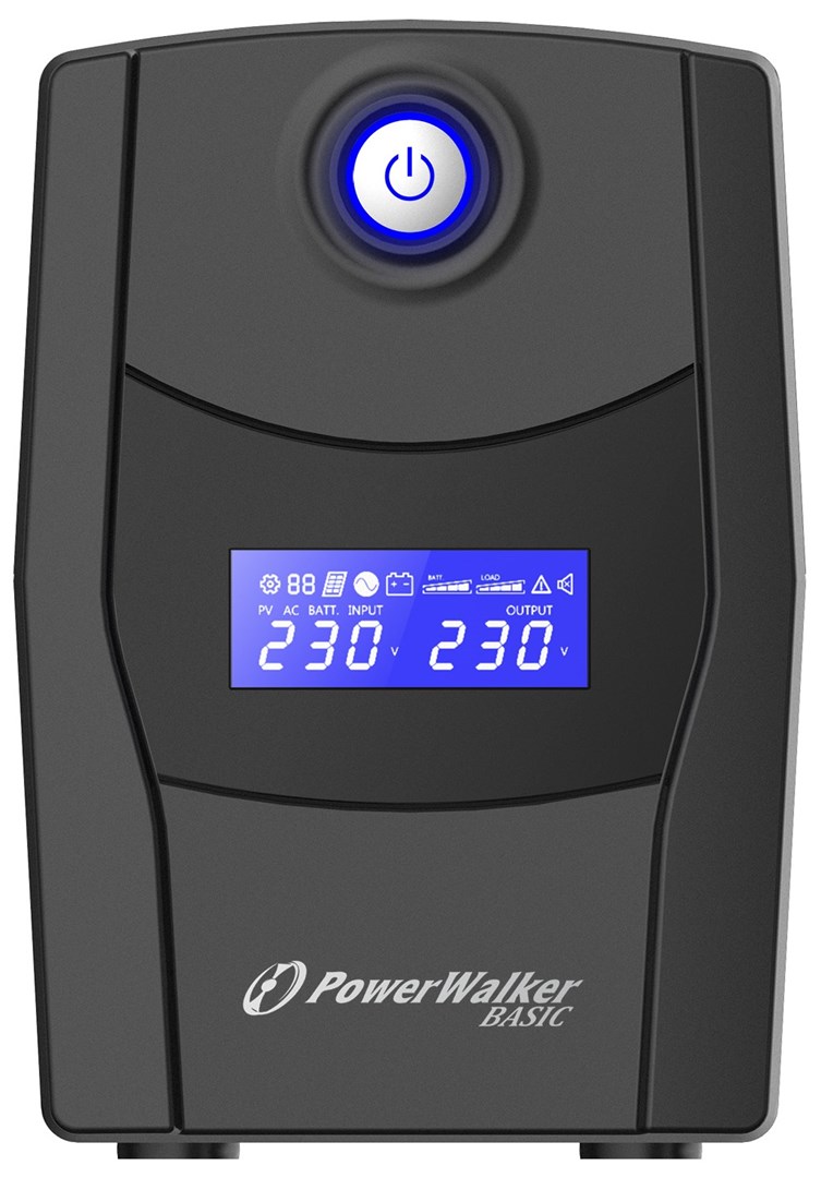Zasilacz awaryjny UPS PowerWalker VI 600 STL Line-Interactive 600VA 2AC Wyjścia Tower