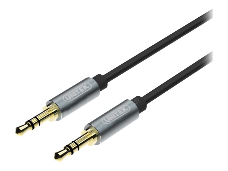 UNITEK Y-C922ABK Kabel miniJack 3 5mm M - 3 5mm M TWIST