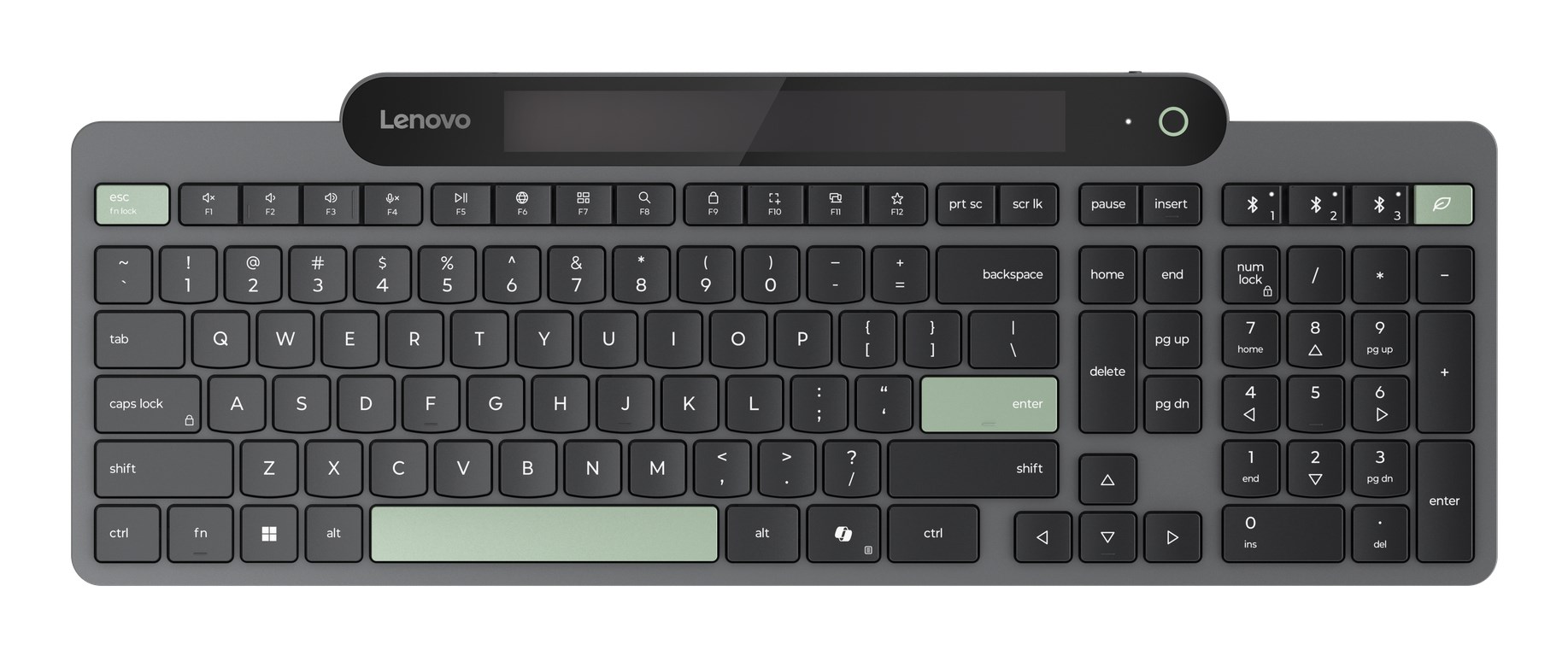 Klawiatura bezprzewodowa Bluetooth Lenovo Self-Charging Keyboard (US English)