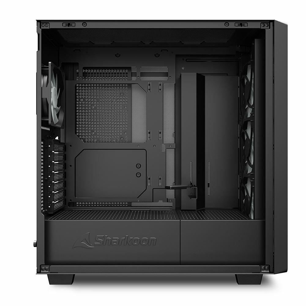 Sharkoon REBEL C70G RGB Full Tower Czarny, Drewno