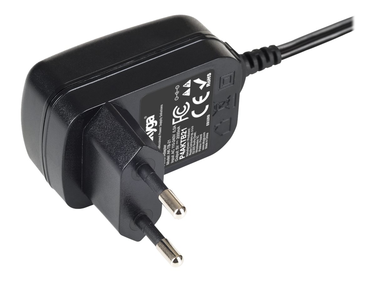 AKYGA Zasilacz impulsowy AK-TB-21 5.0V / 2.0A 10W 2.5 x 0.7 mm 1.5m