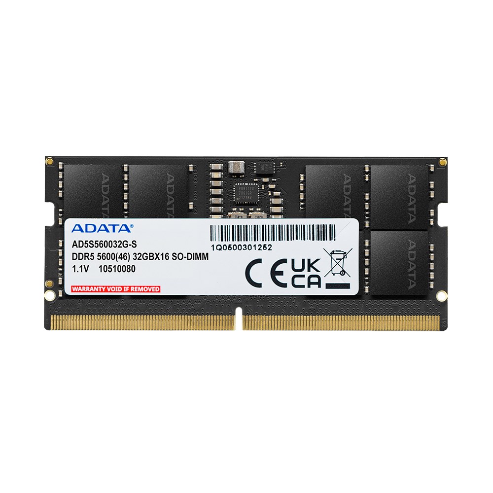 ADATA Premier moduł pamięci 16 GB 1 x 16 GB DDR5 262-pin SO-DIMM Korekcja ECC