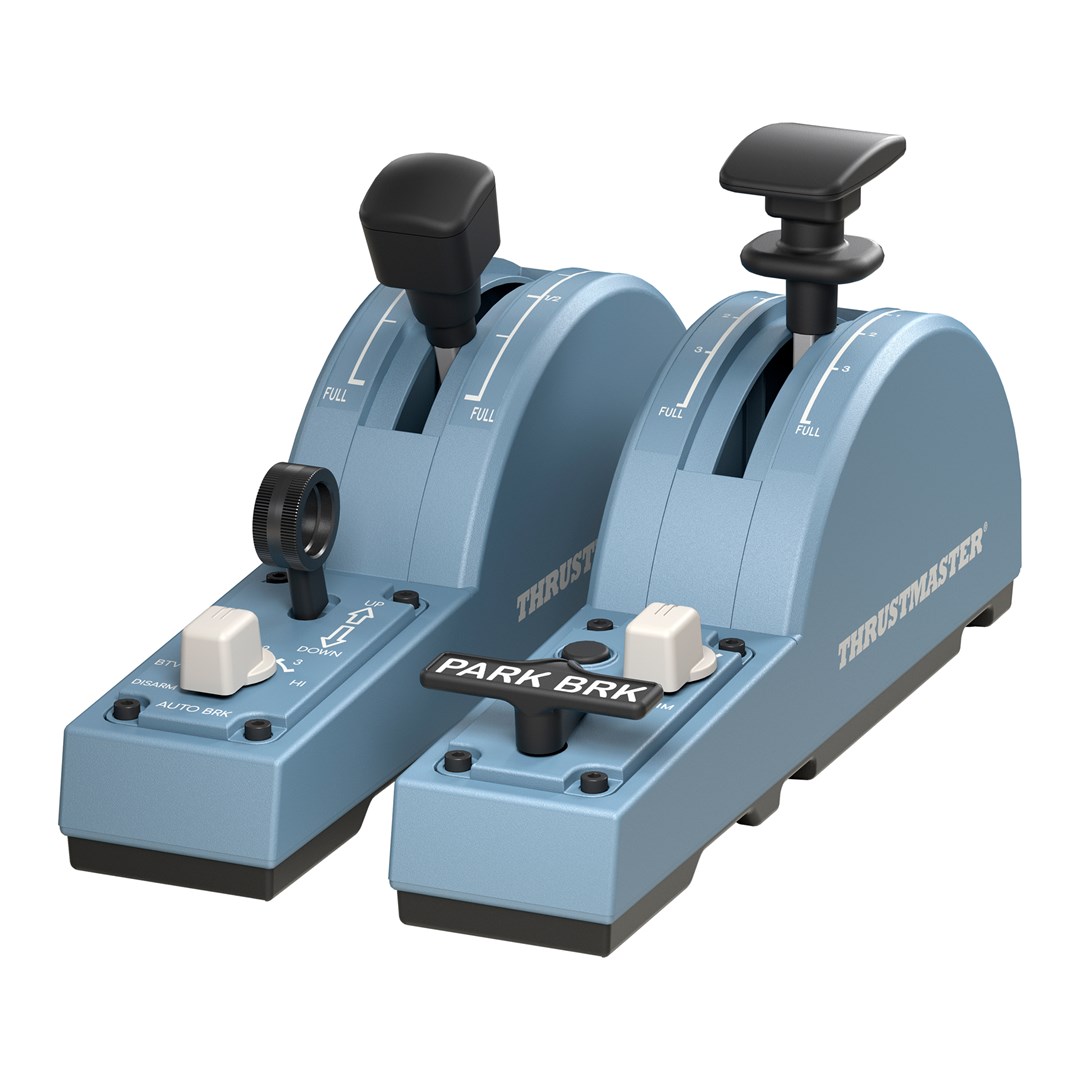 Thrustmaster TCA Quadrant Add-On Airbus Edition Czarny, Niebieski Flight Sim PC