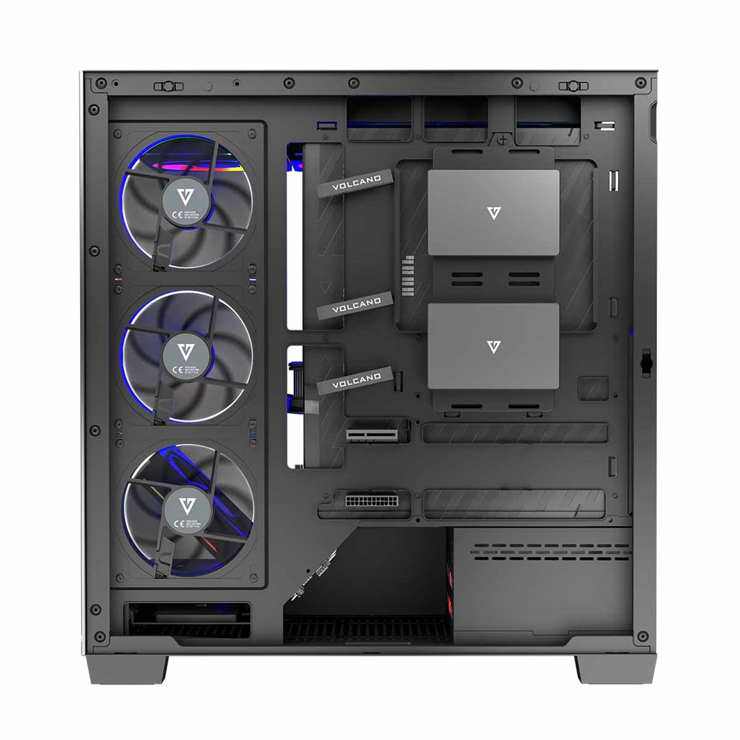 MODECOM OBUDOWA VOLCANO STELLAR ARGB MIDI 8F BLACK
