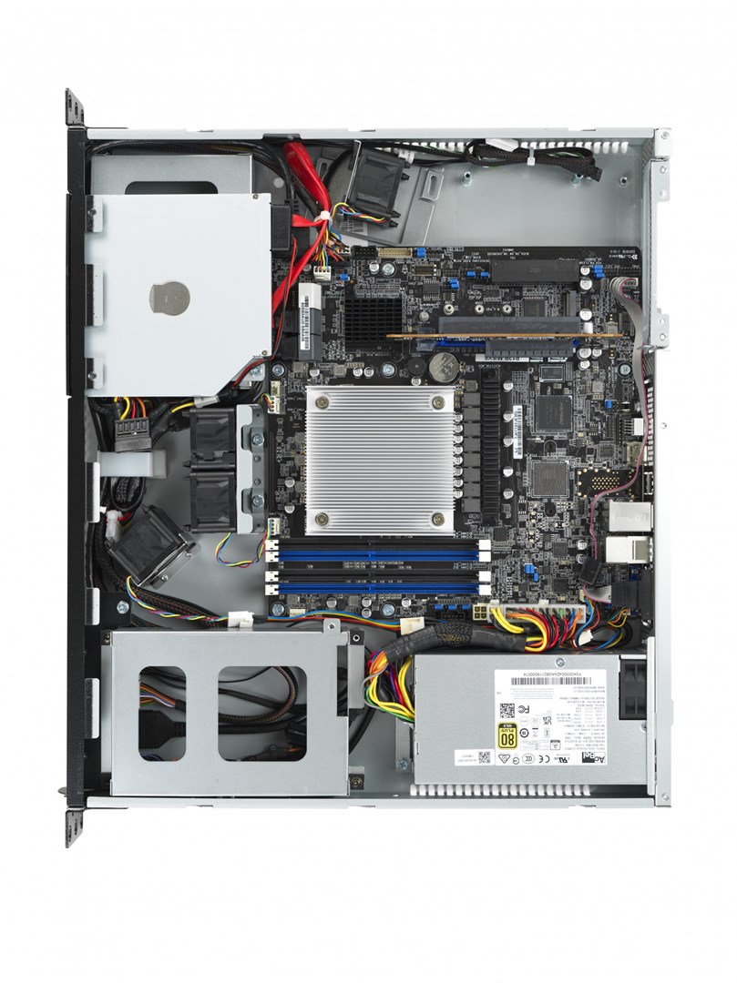 ASUS Rack 1U RS100-E11-PI2/350W Intel C2521x LGA1200 95W 4xDDR4 3200/2933/2666 2x3.5" SATA Intel® I210AT x2 PSUx1 350W 80 PLUS Gold