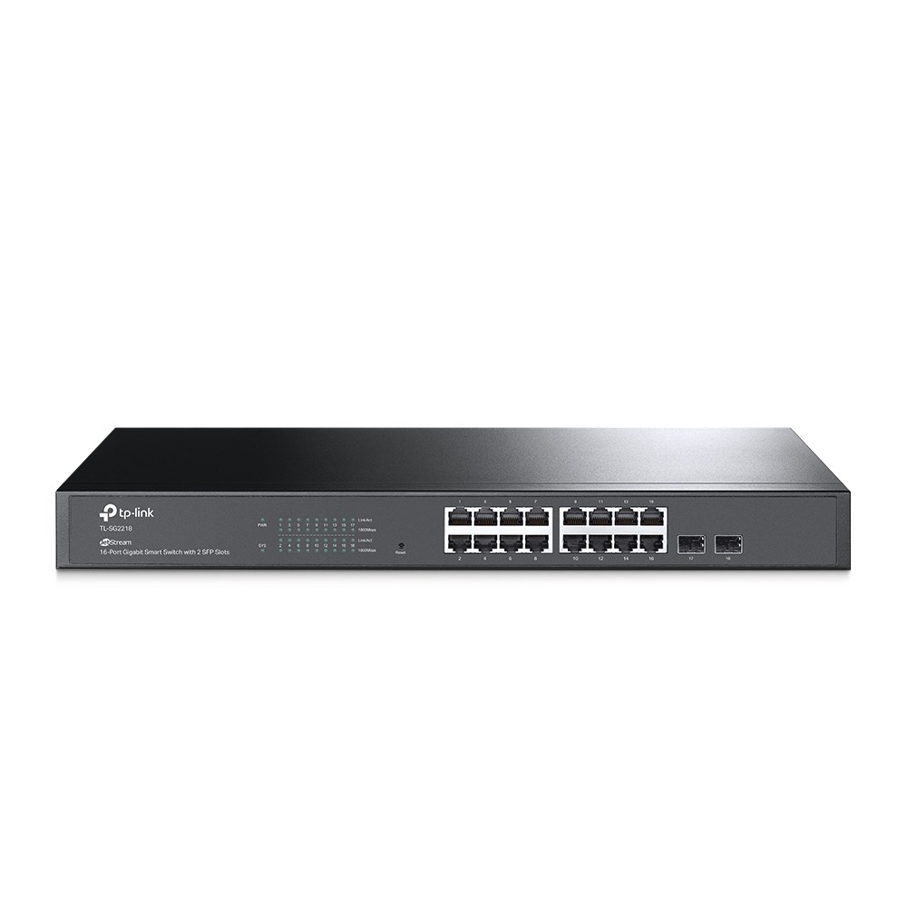 TP-Link JetStream TL-SG2218 przełącznik sieciowy Zarządzany L2/L2+ Gigabit Ethernet (10/100/1000) 1U Czarny
