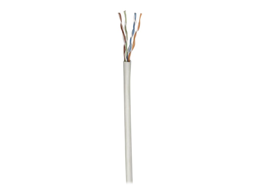 Kabel instalacyjny skrętka UTP Cat6 CCA drut, 23 AWG, 305m szary