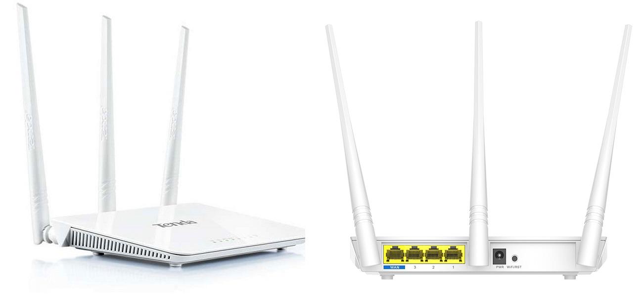Router bezprzewodowy Tenda F3 (xDSL; 2,4 GHz)